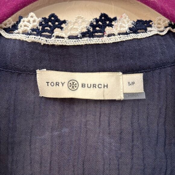 Tory Burch Boho Beach Gauze Shirt - Picture 2 of 5